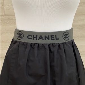 Vintage Black Silk CHANEL Skirt
